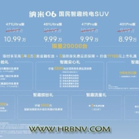 限时售价7.99万-10.99万元 东风纳米06正式上市